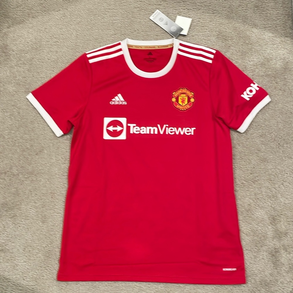 Manchester United adidas 2021/22 Home Jersey men size L NWT